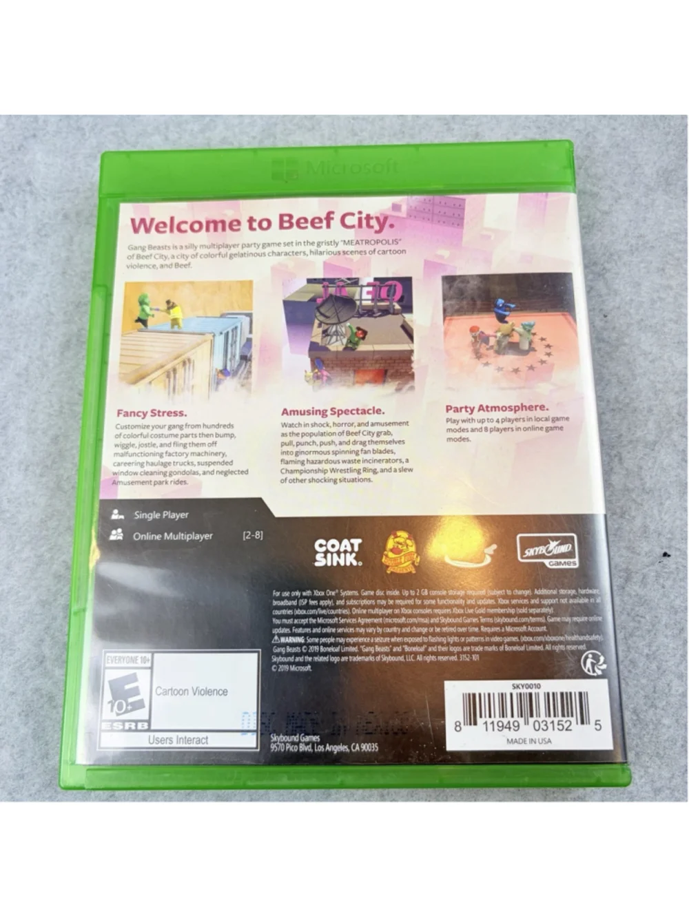 Gang Beasts - Microsoft Xbox One (Tested And Working)